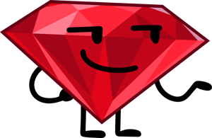This is the Avatar Image for the Ruby [BFDI] AI Voice and Text to Speech Generator